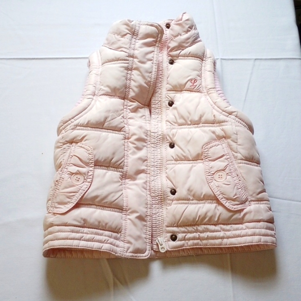L.O.G.G. Girl's Size 2-3 Years Pink Puffy Vest
